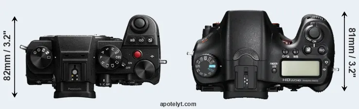 Compare S5 versus A77 top