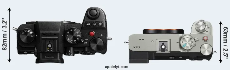 Compare S5 versus A7C R top