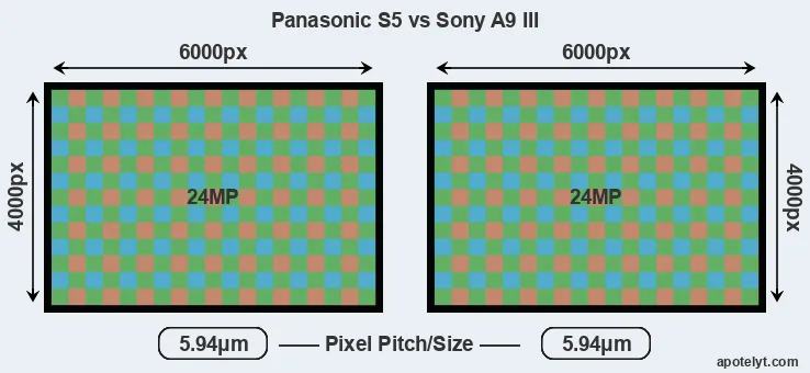 S5 versus A9 III MP