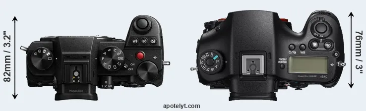 Compare S5 versus A99 II top