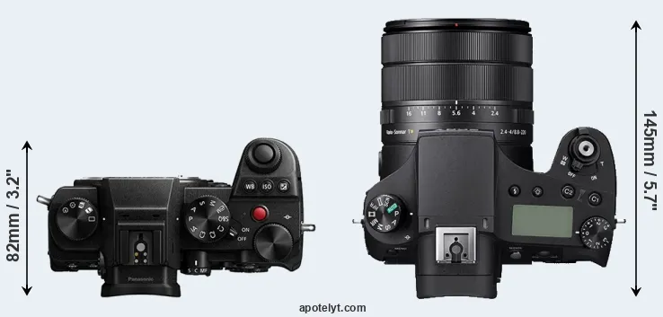 Compare S5 versus RX10 IV top
