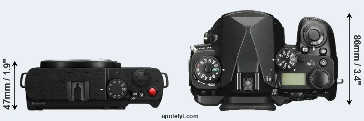 Compare S9 versus K-1 II top