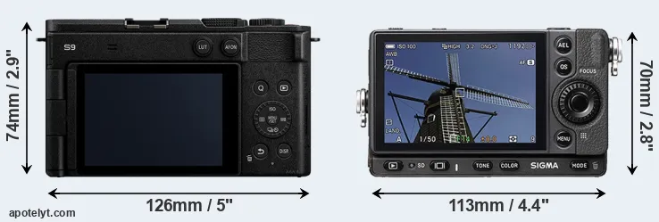 Comparison S9 or fp rear