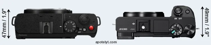 Compare S9 versus A6300 top