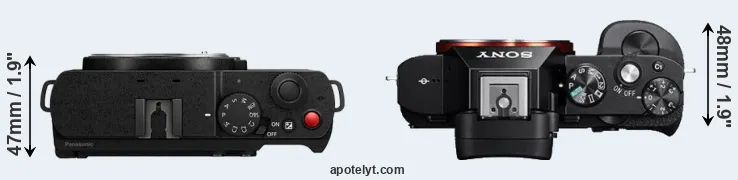 Compare S9 versus A7 top