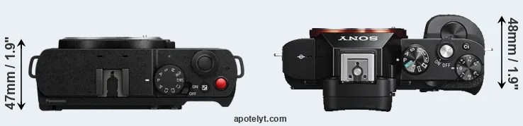 Compare S9 versus A7S top