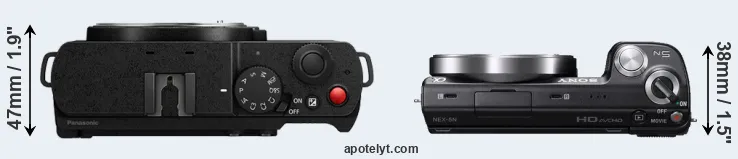 Compare S9 versus NEX-5N top