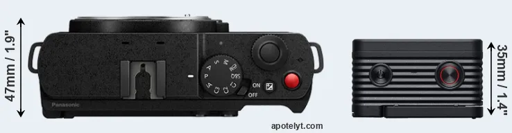 Compare S9 versus RX0 II top
