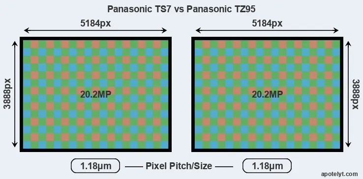 TS7 versus TZ95 MP