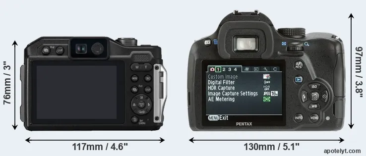 Comparison TS7 or K-500 rear
