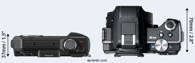 Compare TS7 versus K-S1 top
