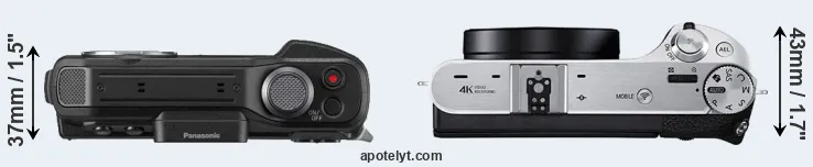 Compare TS7 versus NX500 top