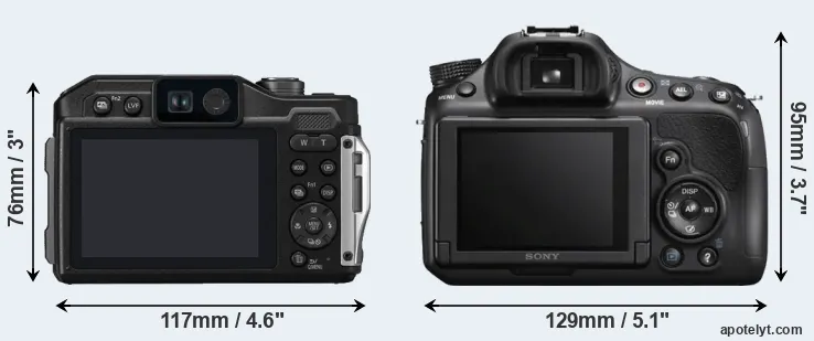 Comparison TS7 or A58 rear