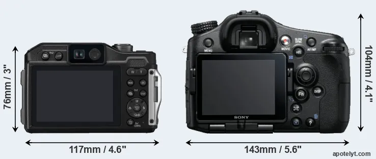 Comparison TS7 or A77 rear