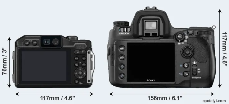 Comparison TS7 or A850 rear