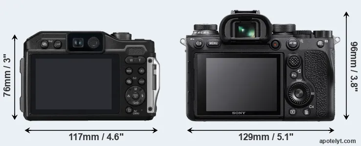 Comparison TS7 or A9 II rear