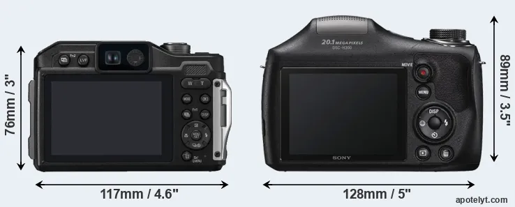 Comparison TS7 or H300 rear