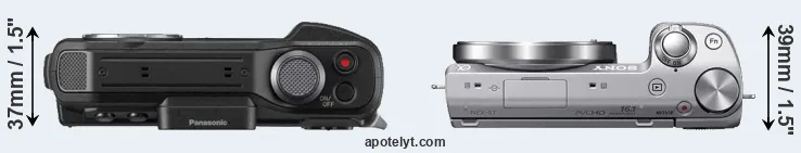 Compare TS7 versus NEX-5T top