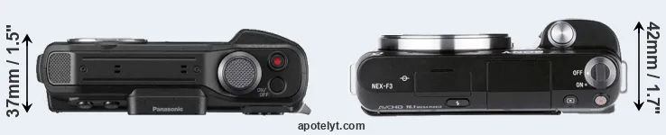 Compare TS7 versus NEX-F3 top