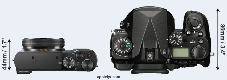 Compare TZ100 versus K-1 top