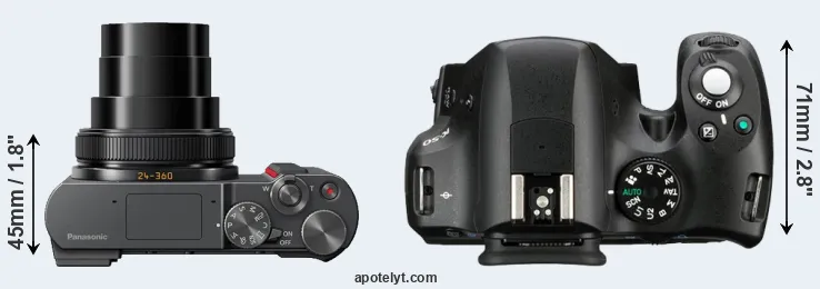 Compare TZ200 versus K-50 top