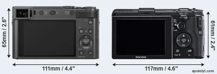 Comparison TZ200 or GR rear