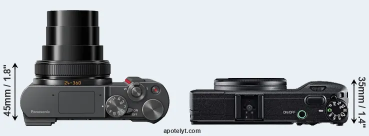 Compare TZ200 versus GR top