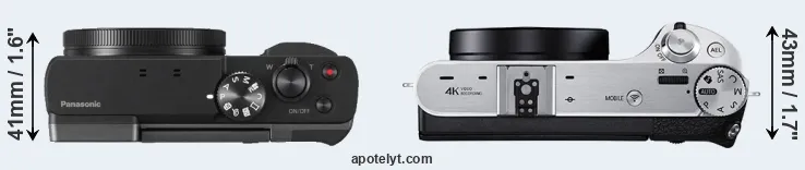 Compare TZ90 versus NX500 top