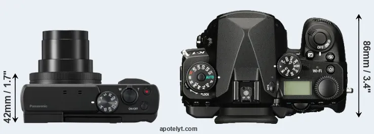 Compare TZ95 versus K-1 top
