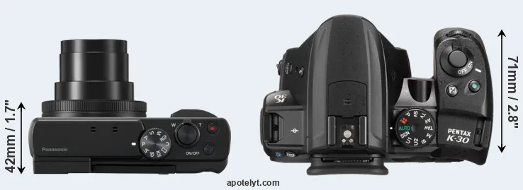 Compare TZ95 versus K-30 top