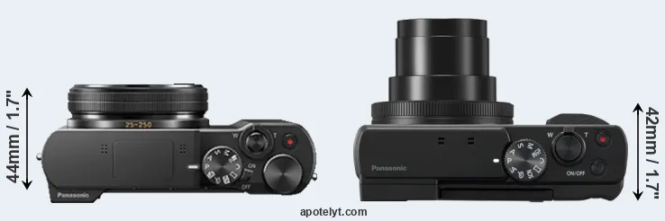 Compare ZS100 versus ZS80 top
