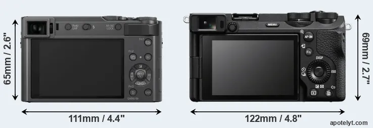 Comparison ZS200 or A6700 rear