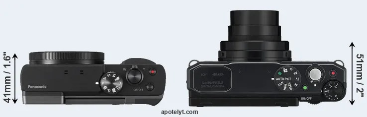 Compare ZS70 versus MX-1 top