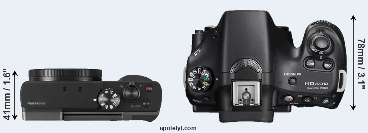 Compare ZS70 versus A58 top