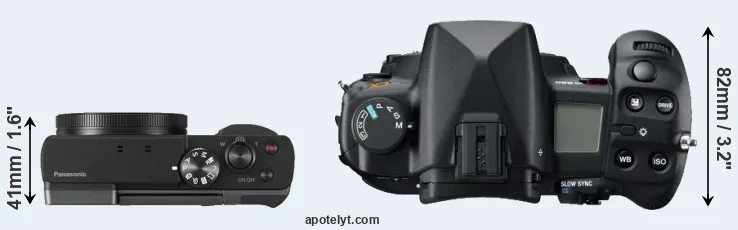 Compare ZS70 versus A850 top