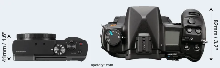 Compare ZS70 versus A900 top