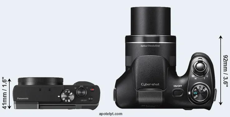 Compare ZS70 versus H300 top