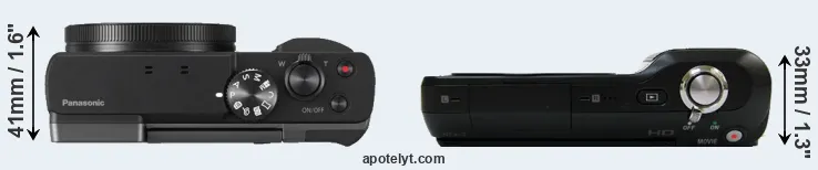 Compare ZS70 versus NEX-3 top