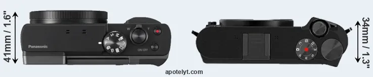 Compare ZS70 versus M1 top