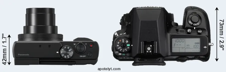Compare ZS80 versus K-5 top
