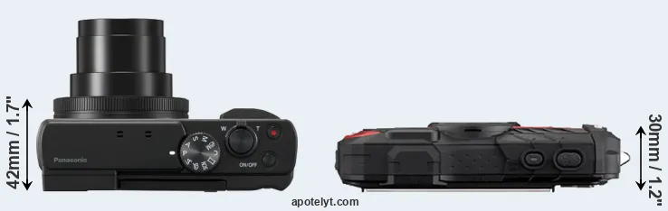 Compare ZS80 versus WG-60 top