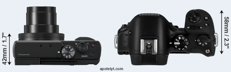 Compare ZS80 versus NX30 top