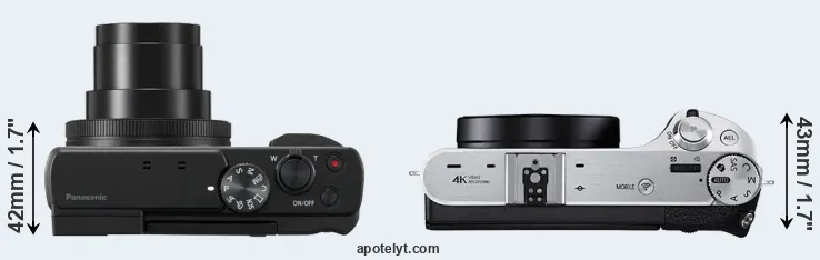 Compare ZS80 versus NX500 top