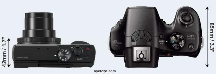 Compare ZS80 versus A3000 top
