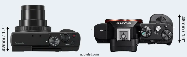 Compare ZS80 versus A7 top