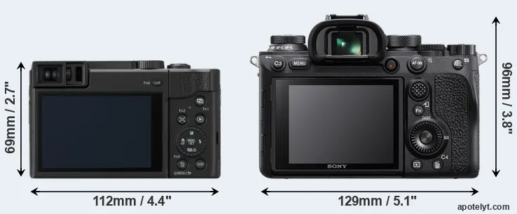 Comparison ZS80 or A9 II rear