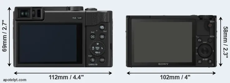 Comparison ZS80 or RX100 rear