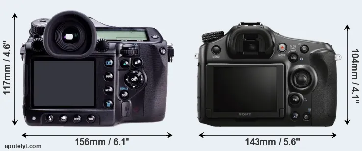 Comparison 645D or A68 rear