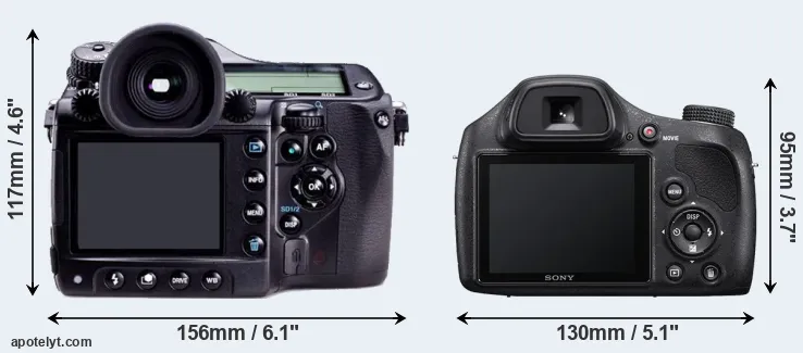 Comparison 645D or H400 rear