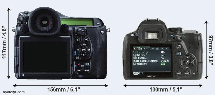 Comparison 645Z or K-500 rear